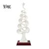 Luxury Home Office Decor Abstract Christmas Tree Figurine, Artistic Spiral Sculpture, Modern Xmas Unique Desktop Figurines Statue for Desk Shelf Table