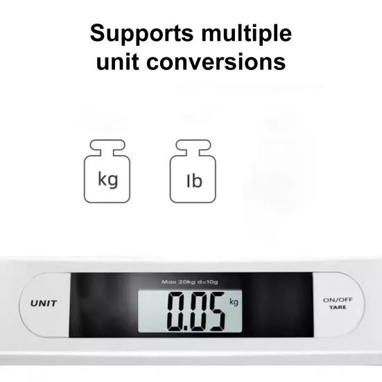 Цифровые детские весы с ЖК-дисплеем, точные детские весы до 20 кг, регулируемые