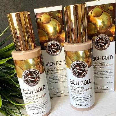 Rich Gold Double Wear Radiance Foundation SPF50+ PA+++, 100 мл, Kbeauty, корейская косметика, пробник