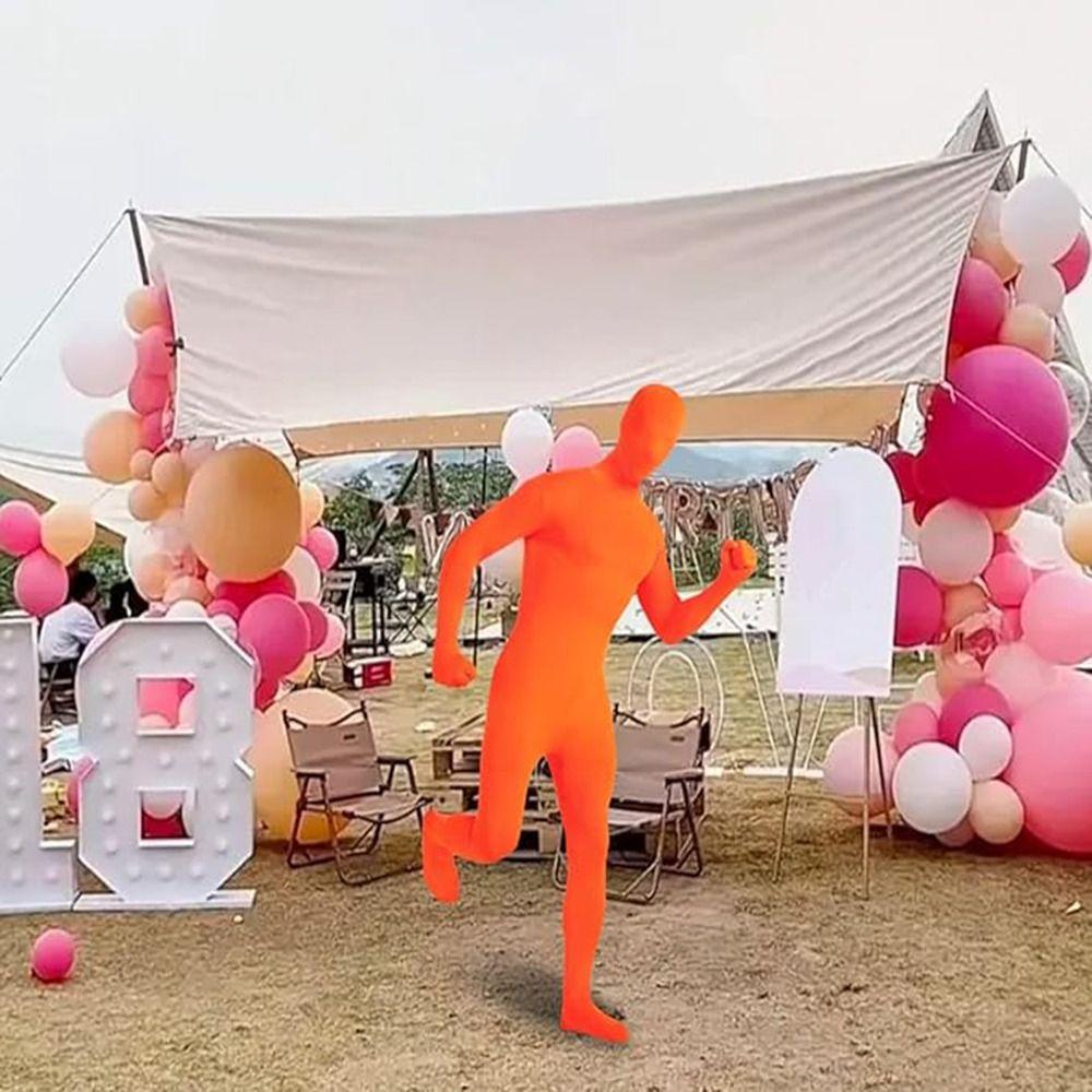 Облегающий Zentai Костюм-комбинезон Полный Косплей Боди Модный Невидимый Morph Suit для Взрослых Детей