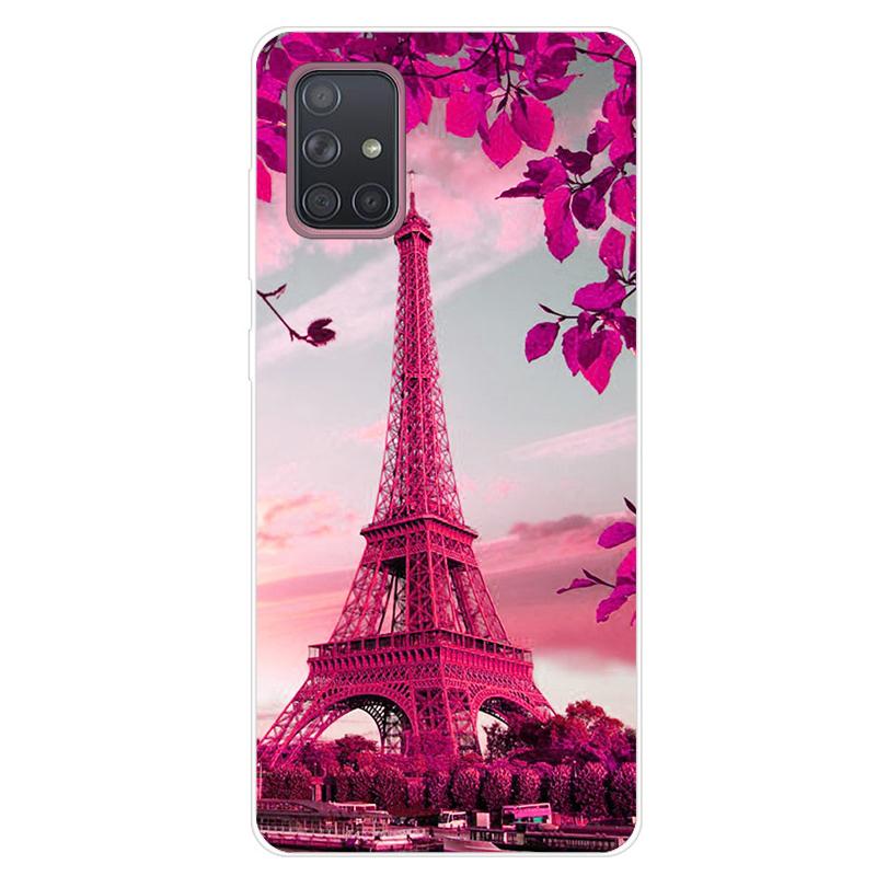 For Samsung Galaxy A51 A71 Case Soft Silicone Cute Cartoon Panda Phone Cases For Samsung A 51 A515F Galaxy A71 A715F Cover Funda