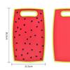1pc, Chopping Board, Double Sided Cutting Board, Butcher Block, Watermelon Cutting Board, Board For Meat, Cheese, Bread, Vegetables And Fruits
