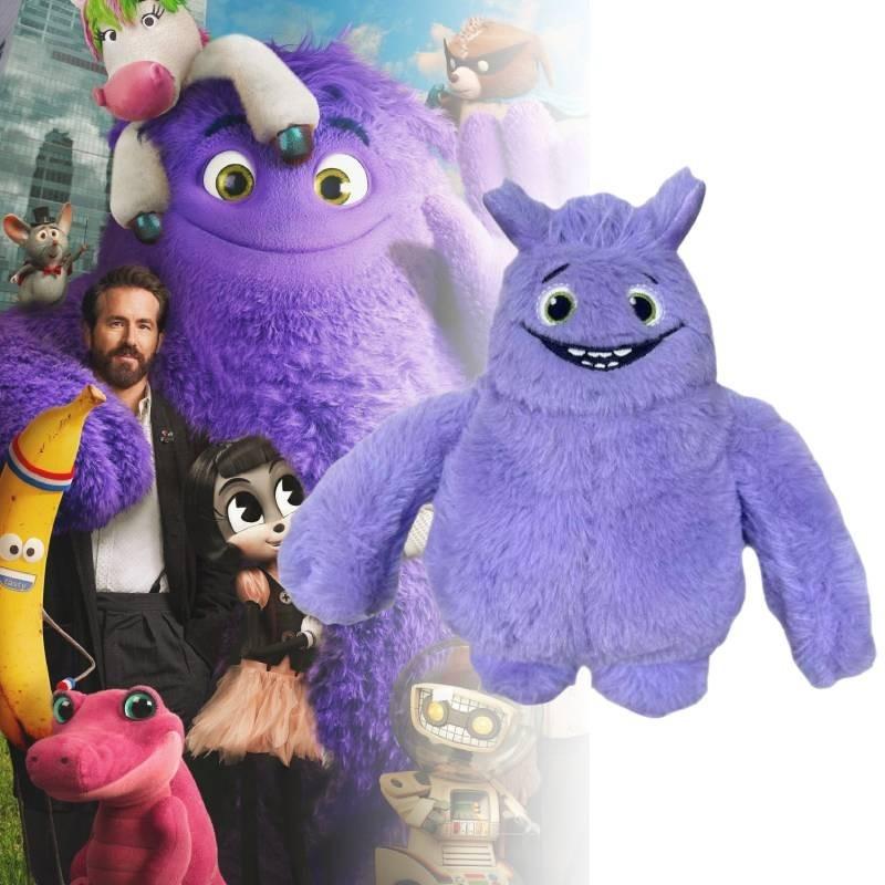 Cuddly Long Plush Purple Animal Doll Cute Cartoon Figure With Pp Cotton Filling
