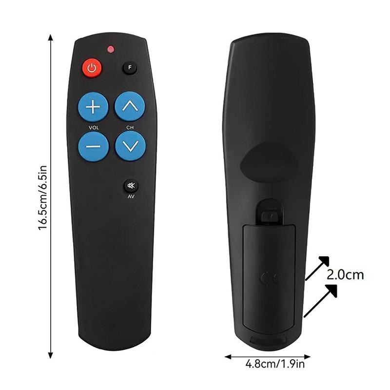 1 Piece Universal Learn Remote Control Smart IR Learning Controller 7 Big Buttons Clone Copy For TV CD DVD STB DVB Hifi TV BOX