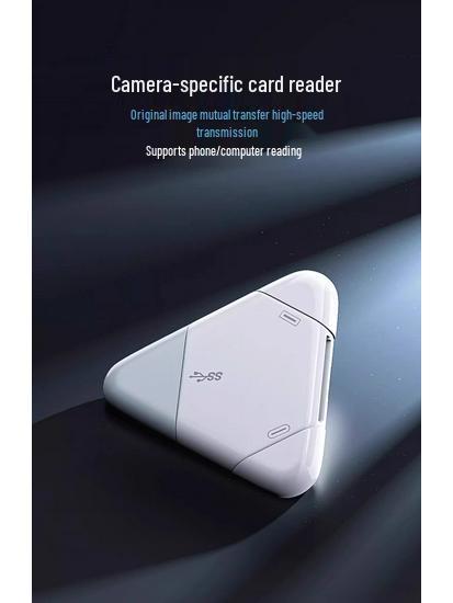 Универсальный кардридер 3-в-1 для камер Apple и Sony/Canon (USB, SD, TFF)
