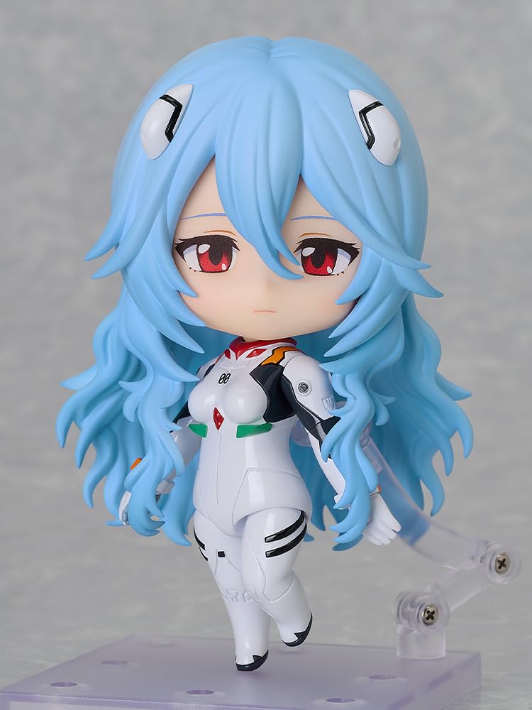 Good Smile Company Shin Evangelion Theatrical Version Nendoroid Rei Ayanami Long Hair Plastic Painted Movable Figure Includes Dedicated Base