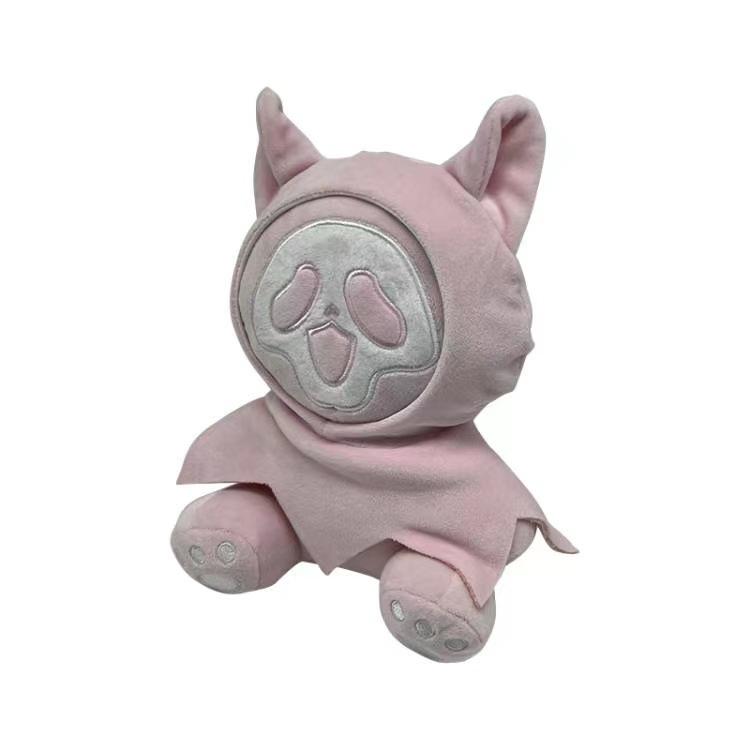 Ghostcat Face QC Hell плюшевая игрушка шокирующий крик Хэллоуин ночник кукла