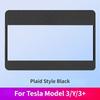 Screen Protector for Tesla Model 3/Y/3+ Highland 2024 Silicone Frame Central Control Display Screen Protective Film Accessories
