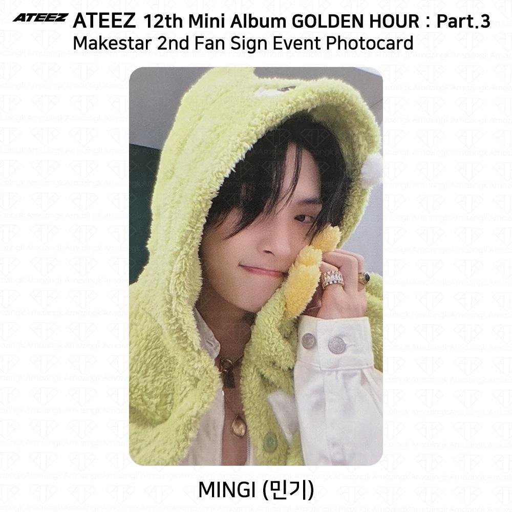 ATEEZ 12th Mini Golden Hour Part.3 Makestar 2nd Fan Sign Event Photocard