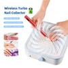 Wireless 120W Super Suction Nail Dust Collector Brushless Nail Dust Extractor Nail Art Manicure Fan Vacuum Cleaner With 2 Filter