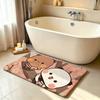 Kawaii Yier And Bubus Carpet Bathroom Anti-slip Mat Door Mat Home Decoration Mat Entrance Door Mat Scratch-resistant Door Mat