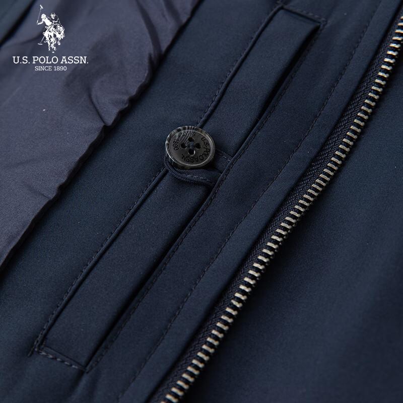 U.S. Polo Assn. Мужская куртка в стиле business casual со стойкой