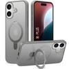 Protective Case - BOOLING - for iPhone 16 Plus - Shockproof - Magnetic Stand - Grey
