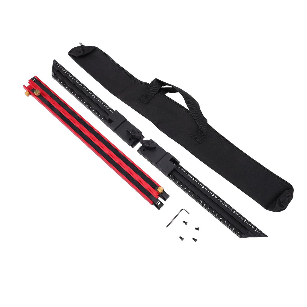 Шаблон для ступеней лестницы Портативный измерительный инструмент для разметки полок с сумкой для хранения