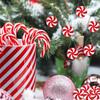 20pcs/Set Christmas Decoration Candy Cane Twisted Crutch Xmas Tree Hanging Ornaments For Home 2024 Kids Toy New Year Gifts 2025