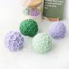 Flower Ball Silicone Candle Molds Aromatherapy Crafts Candles Spherical Flower Relief Resin Mold for Handmade Wedding Souvenirs