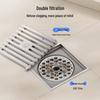 Submarine LTK40-10 Brass Nickel Shower Floor Drain