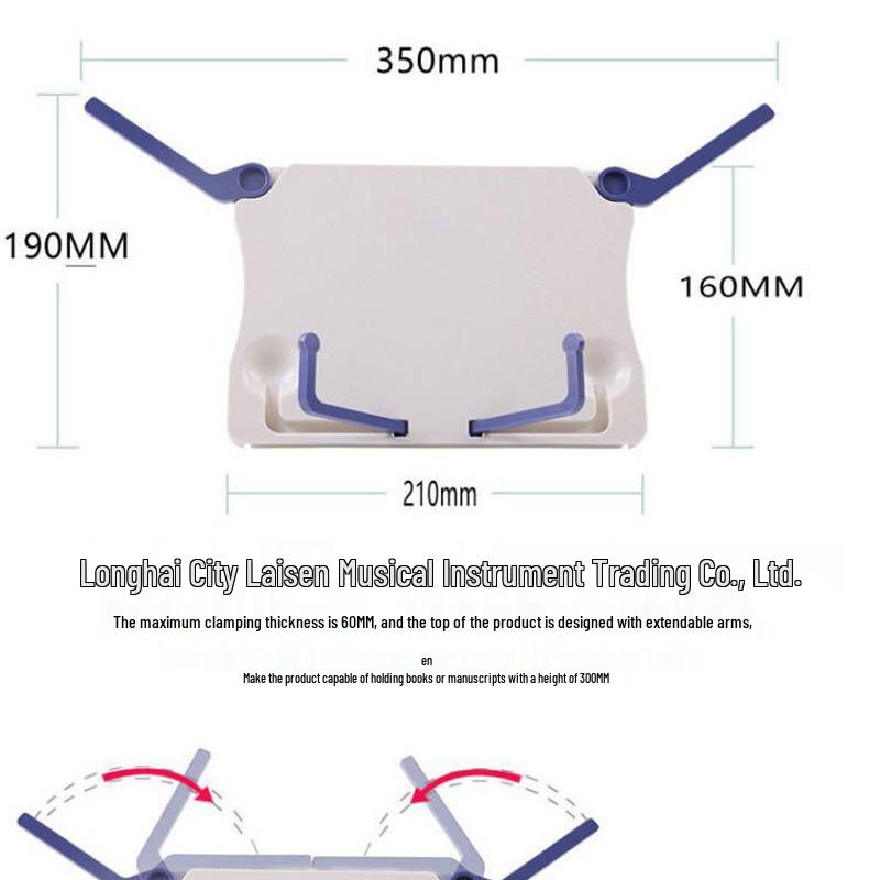 Портативная складная музыкальная подставка для сворачиваемых электронных пианино и нот для клавишных