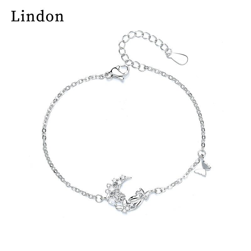 Линдон циркон браслет ювелирные изделия геометрические бусины браслеты-цепочки модный тонкий свадебный подарок для подруги женщин