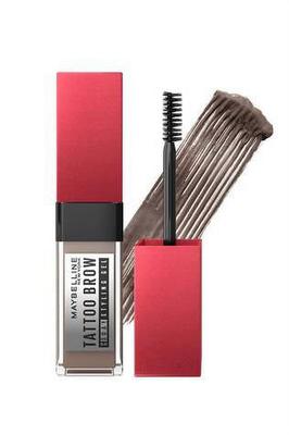Maybelline Тонирующий гель для бровей, Полуперманентный, Водостойкий и Стойкий к смазыванию, Гель для укладки бровей 3-дневной стойкости, Tattoo Brow, Средне-коричневый, 6 мл
