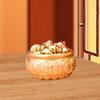 Treasure Bowl Chinese Feng Shui Decor Prosperity Figurine with 100 Yuan Bao Ingots Decorative