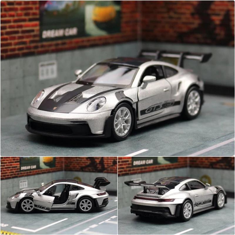 1:36 Porsche 911 992 GT3 RS Alloy Track Racing Car Model Diecast Metal Toy Sports Car Model High Simulation Collection Kids Gift