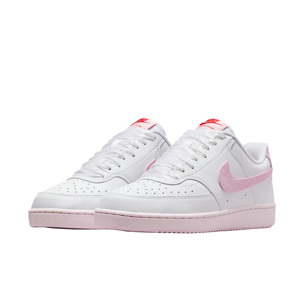 Nike Court Vision Low Текстиль, Синтетическая кожа Дышащие Низкие Кеды для скейтбординга Женские IR0797-100