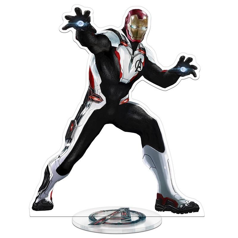 Элегантная акриловая подставка Мстители Железный человек Локи Танос Доктор Стрэндж Черная пантера подарок