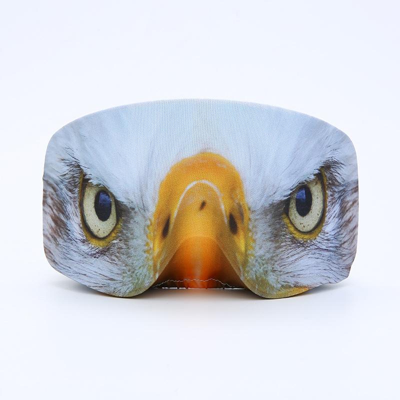 Ski and snowboard goggles protective case, portable storage, spherical snow goggles, anti-scratch lens cloth/Ski goggles cover