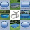 Aluminum Cable Tensioner Tightener Rust-Proof Easy To Use Ergonomic Butterfly Handle Swimming Pool Cover Ratchet Winch for Winter Above Ground Pool