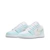 Детские кроссовки Air Jordan 1 Low SE GS Glacier Blue разноцветные белые суперфиолетовые HJ3481-491
