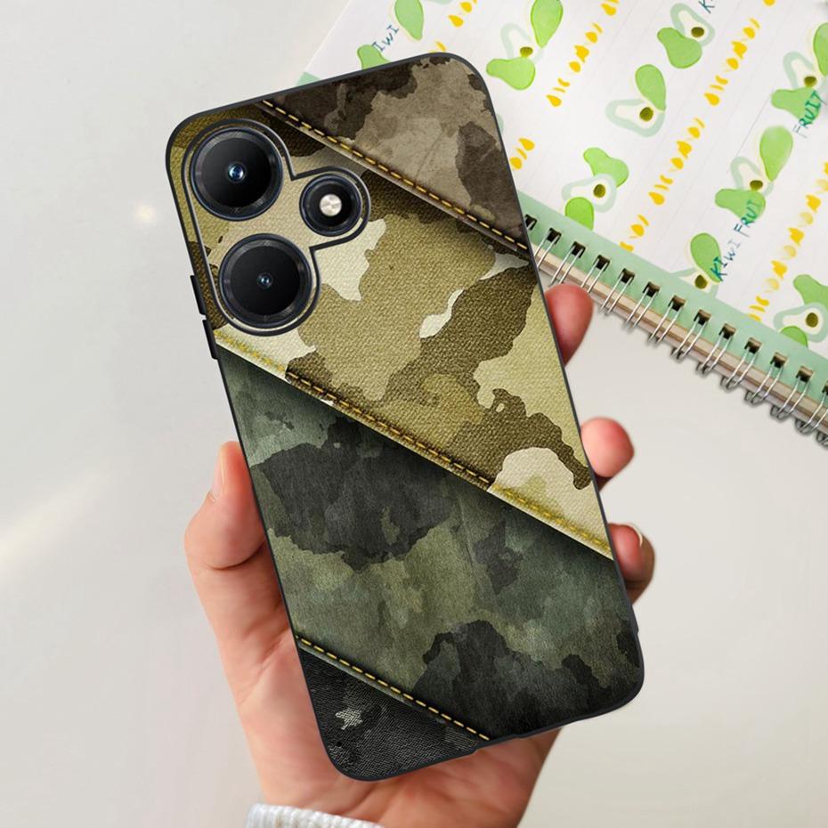 Милый Чехол Для Телефона Для Infinix Hot 30i Hot30 30 Play NFC 2023 Мягкий Силиконовый ТПУ Задняя Крышка Для Infinix Hot30i Hot 30 30Play