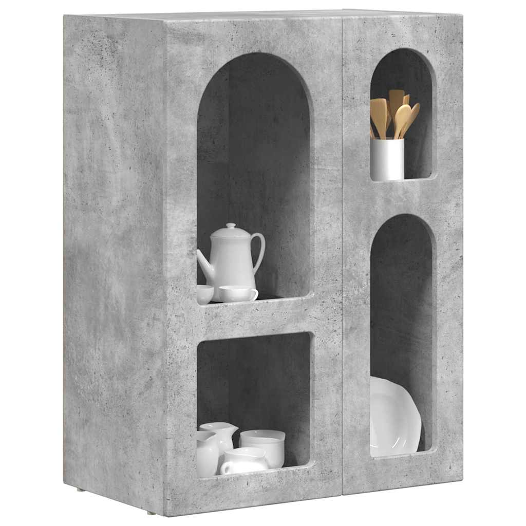 Sideboard ELST Concrete Gray 59 x 35 x 80.5 cm Engineered Wood
