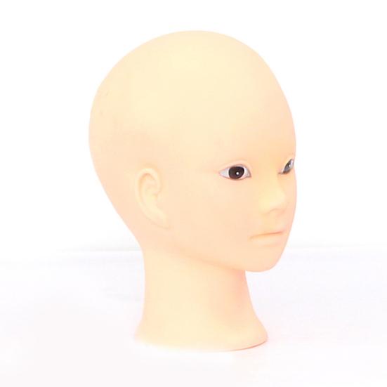 Профессиональная женская голова манекена для практики макияжа Лысая голова манекена с хорошим эффектом отображения для обучения макияжу Наращивание ресниц