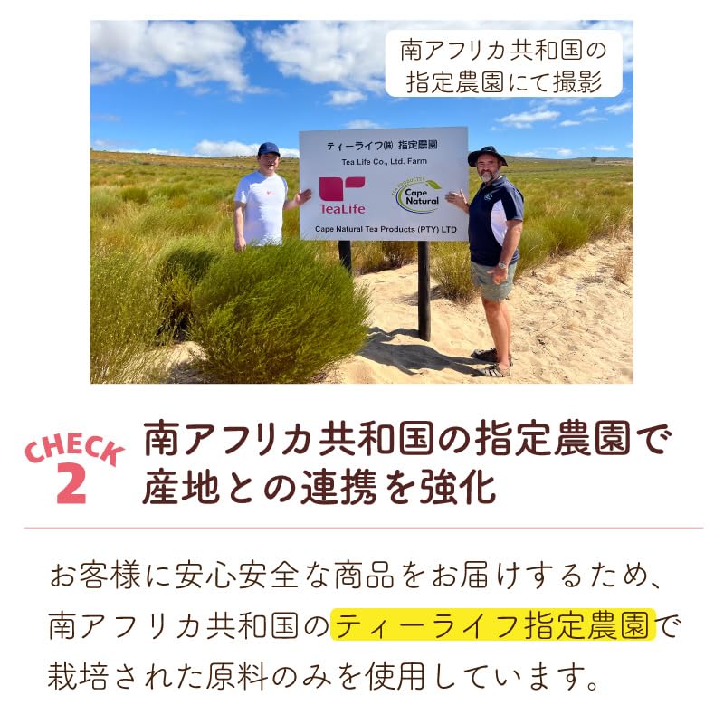 Чай Tea Life ройбуш x 101 шт. холодного заваривания 2,0 г (Пакетики без кофеина)