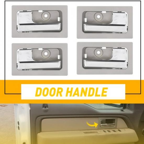 Внутренняя ручка двери Передняя Задняя Левая Правая Для Ford F150 F-150 Lobo 2009-14