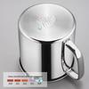 Кружка FACE MINI из нержавеющей стали 304 большой вместимости с крышкой