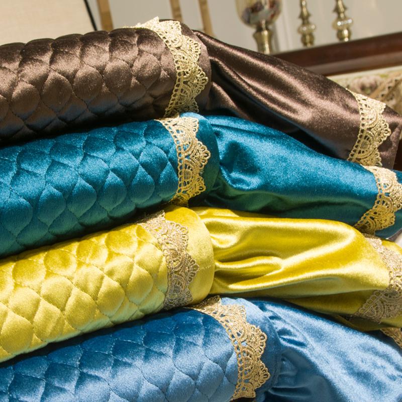 European Luxury Quilting Sofa Cover Living Room Anti-slip Plain Sofa Cushion Armrest Towel Home Furniture Protection Couch Cover