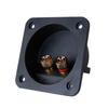 High Current Spring Cup Connectors For Professional Sound Systems And DIY Installations With 4mm Thick Plate