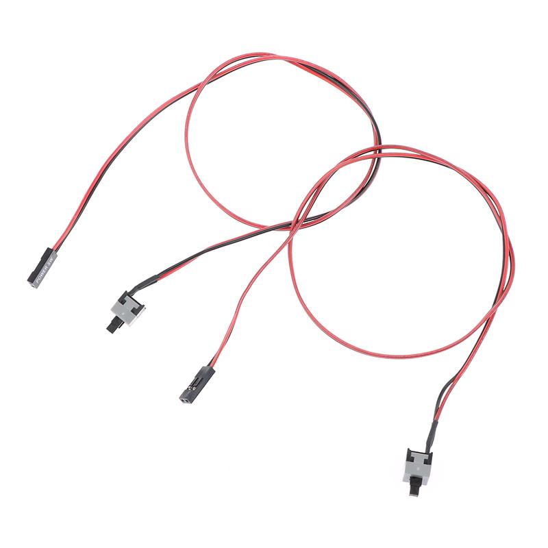 10 шт. 50 см Кабель переключателя кнопки питания для ПК Переключатели Сброс Компьютер Кнопка