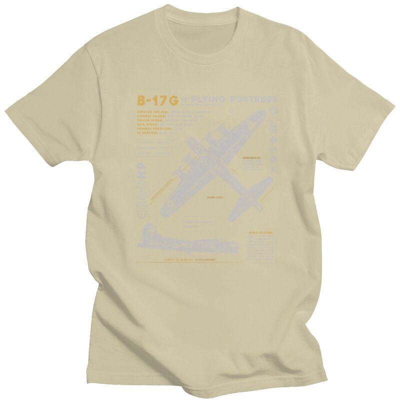 Custom B17 Flying Fortress Spitfire T Shirts ShortSleeve Cotton Tshirt Tshirt Fighter Plane War Pilot Aircraft Airplane Tee