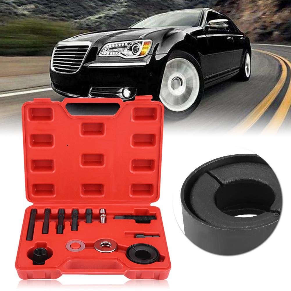 12pc Pulley Puller Remover Installer Set for GM Chrysler Ford Power Steering Alternators