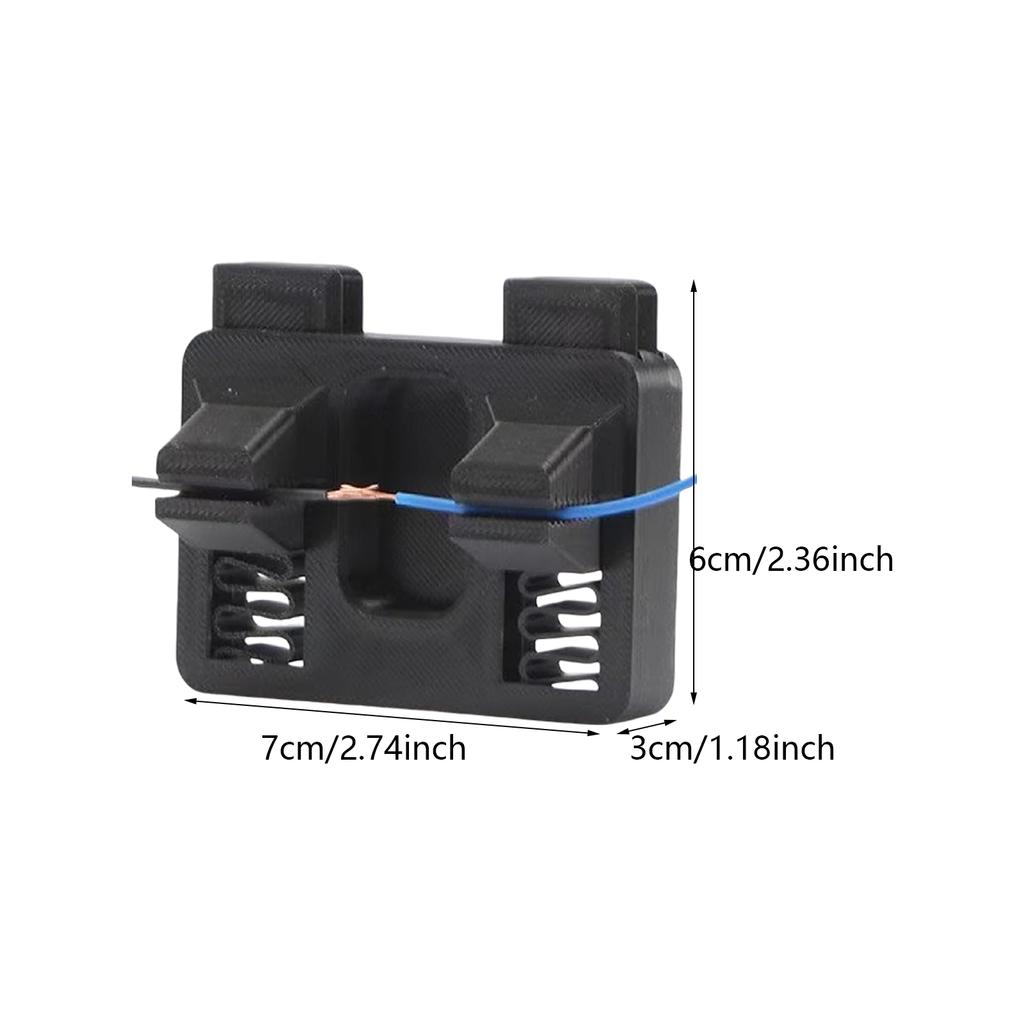 Профессиональный высокоэффективный регулируемый зажим для паяльной проволоки, фиксатор для точности и стабильности при работе с проводами разного размера