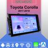 Android Carplay автомобильное радио для Toyota Corolla 2017-2018 мультимедийный проигрыватель головное устройство стерео GPS навигация BT WIFI 2+32 ГБ
