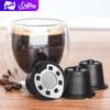 [NEPNC02] Reusable Coffee Capsule Filters Refillable Pod Cup Stainless Steel Mech Pod No Crema Food Grade PP for Nespresso Machine
