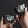 Handmade Ceramic Crane Teapot/Teacup – Hand-Painted Retro Coarse Pottery Tea Set, Portable Travel Kettle