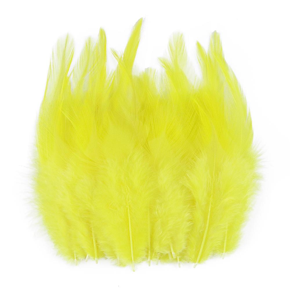 Натуральные куриные перья 10-15см Мягкие петушиные перья для шитья Карнавальные свадебные поделки Украшение для платья одежды