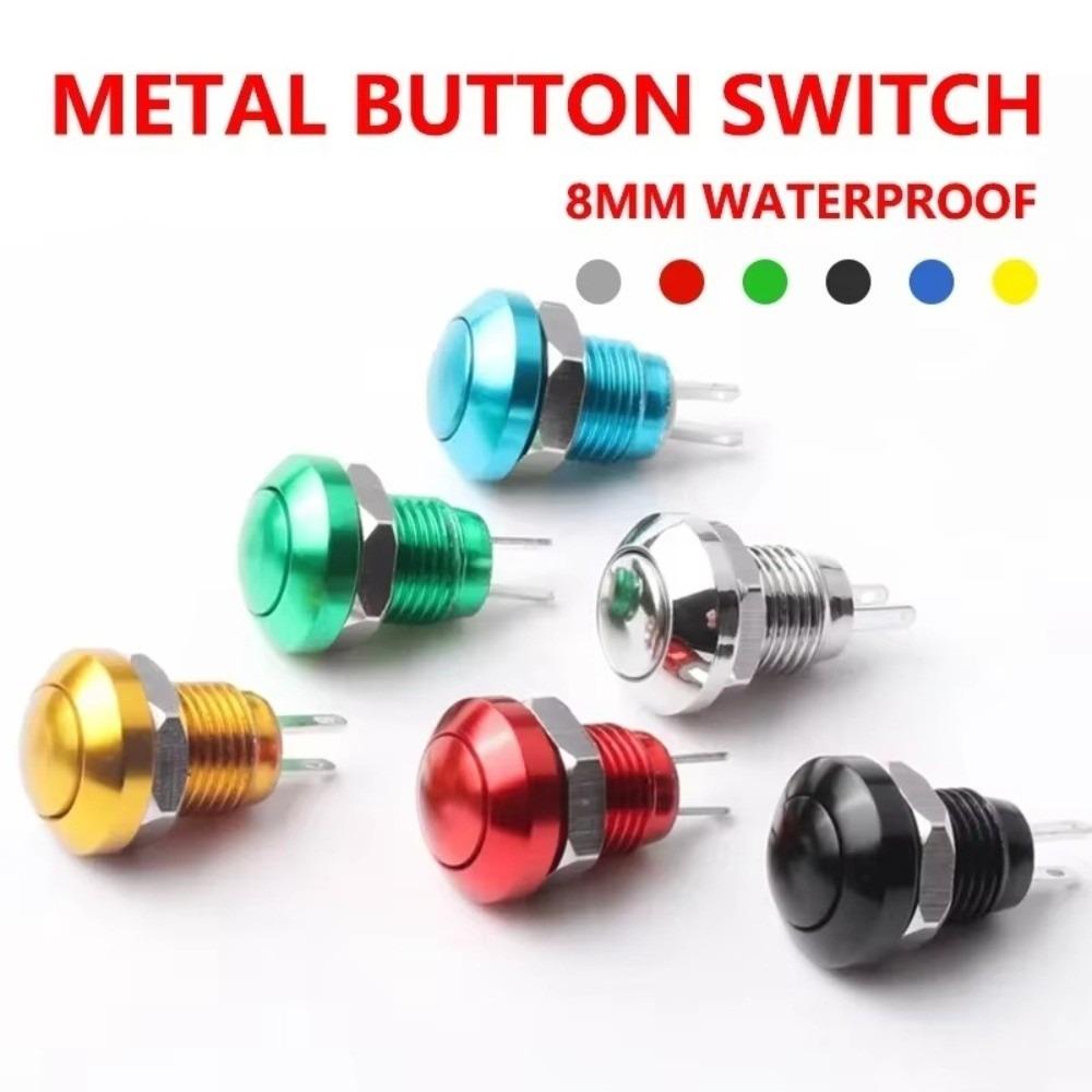 1Pc Self-Reset Push Button Switch Car Motorcycle Balance Car Engine Start Modification