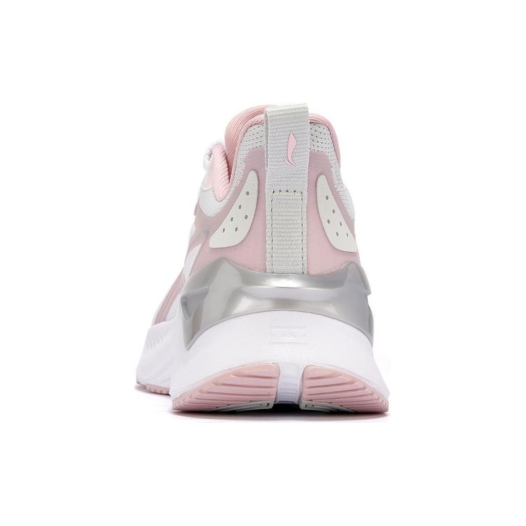 Li Ning Yue Ying 3.0 Удобные Универсальные Амортизирующие Износостойкие Дышащие Низкие Повседневные Кроссовки для Бега Женские кроссовки Белый Фиолетовый ARHU024-5