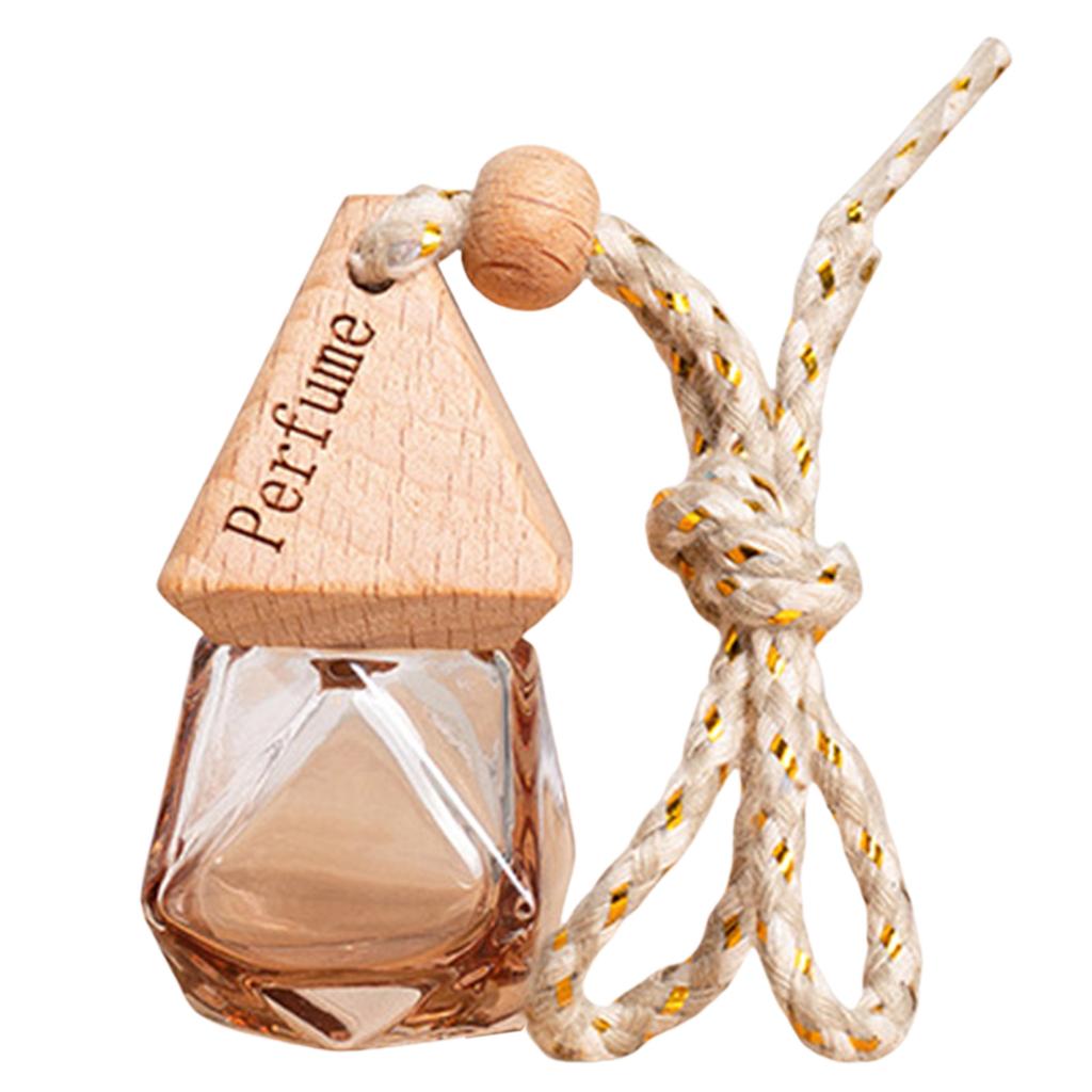 Автомобильный диффузор для духов, украшение для ароматерапии, подвесной флакон с треугольной крышкой, освежитель воздуха, диффузор для эфирных масел